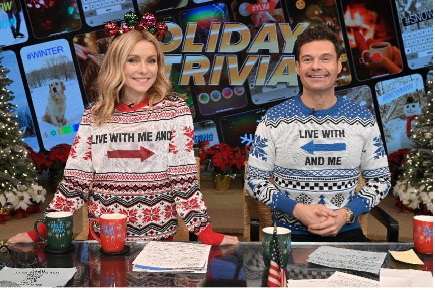 Live with Kelly and Ryan' announces special holiday festivities; annual  'Holiday Sweater Party' returns