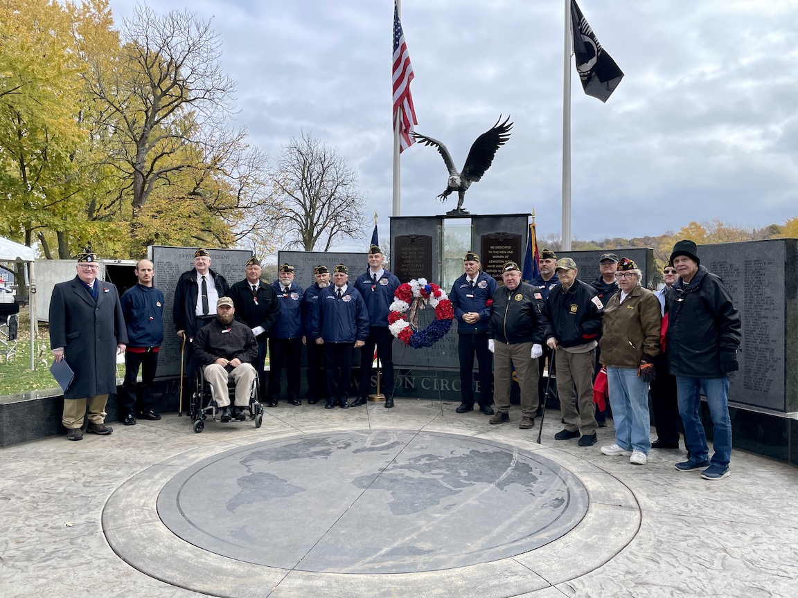 Veterans Day 2023 Veterans thanked at Lewiston's 'Circle of Honor'