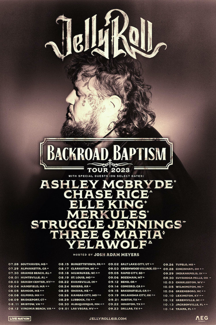 Jelly Roll to bring North American 'Backroad Baptism Tour' to Darien Lake