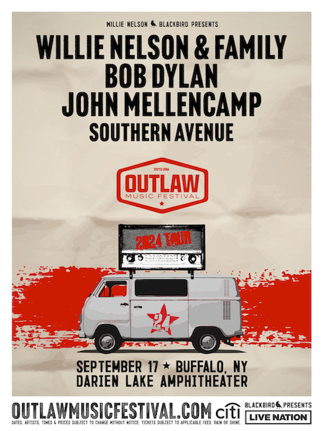The Outlaw Music Festival brings Willie Nelson, Bob Dylan, John