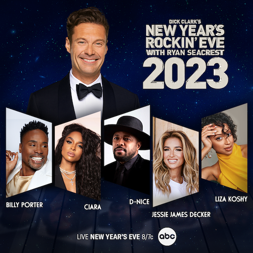 'Dick Clark's New Year's Rockin' Eve with Ryan Seacrest' returns with starstudded lineup, adds